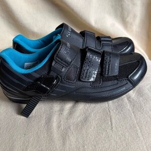 Shimano Black Road Cycling Shoes Ratchet & Velcro Closure  SH-RP 300 WL Sz39/8.5